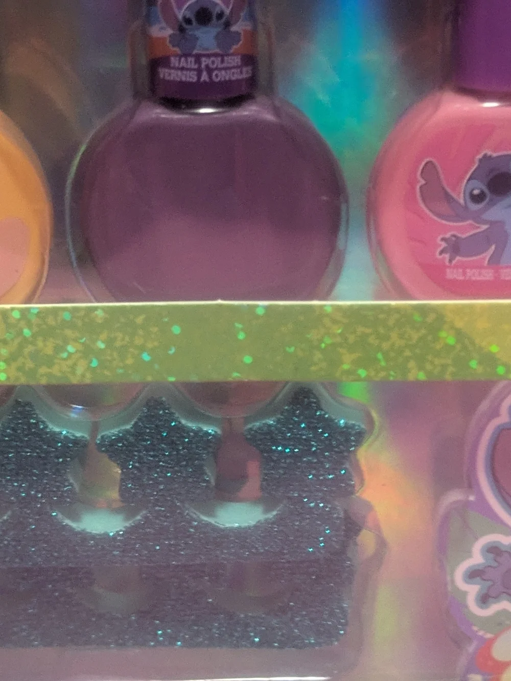Disney Stitch Kids Nail Polish Set - Purple & Multicolor